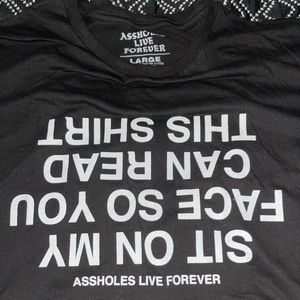 SOMFSYCRTS shirt from Alf black and white